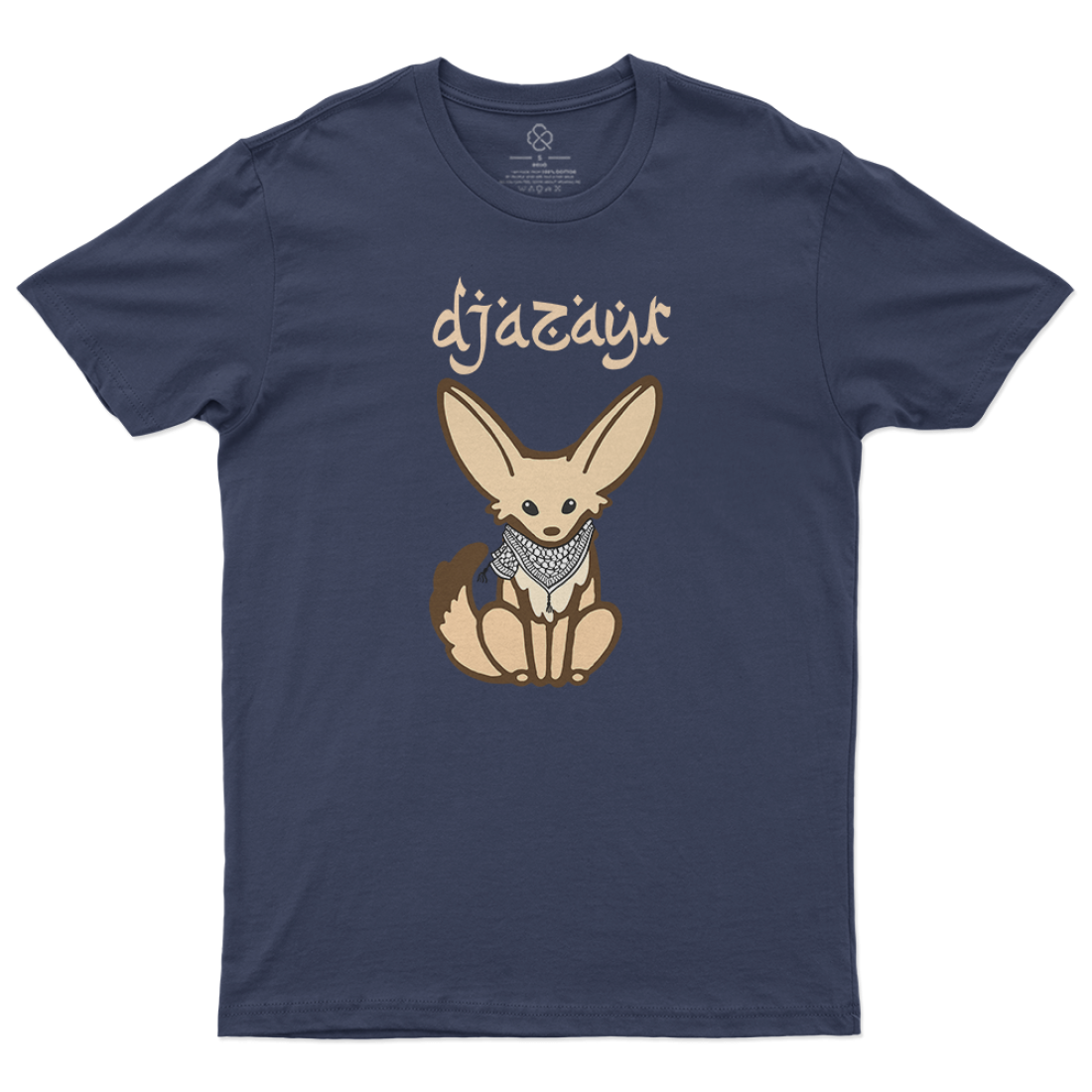 T-Shirt - fennec palestine bleu