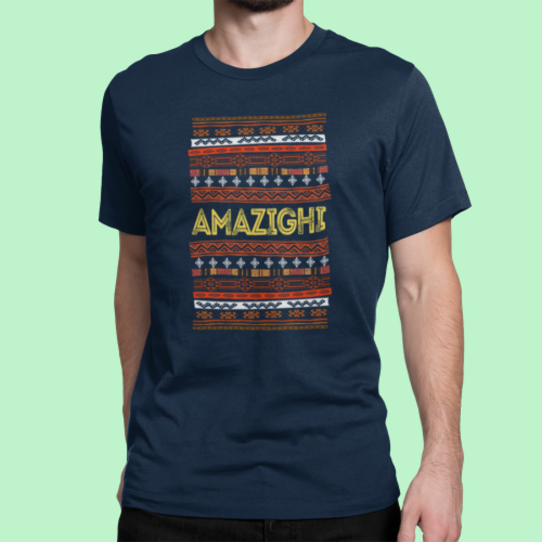 T-Shirt - AMAZIGHI - Bleu