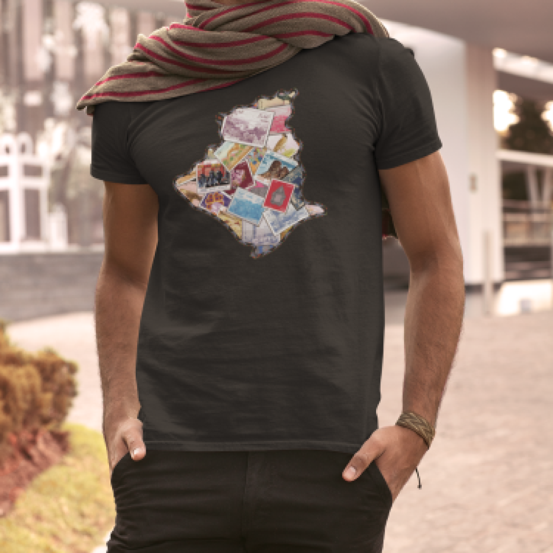 https://www.raf-wear.com/T-shirt Algeria timbre - (noir)
