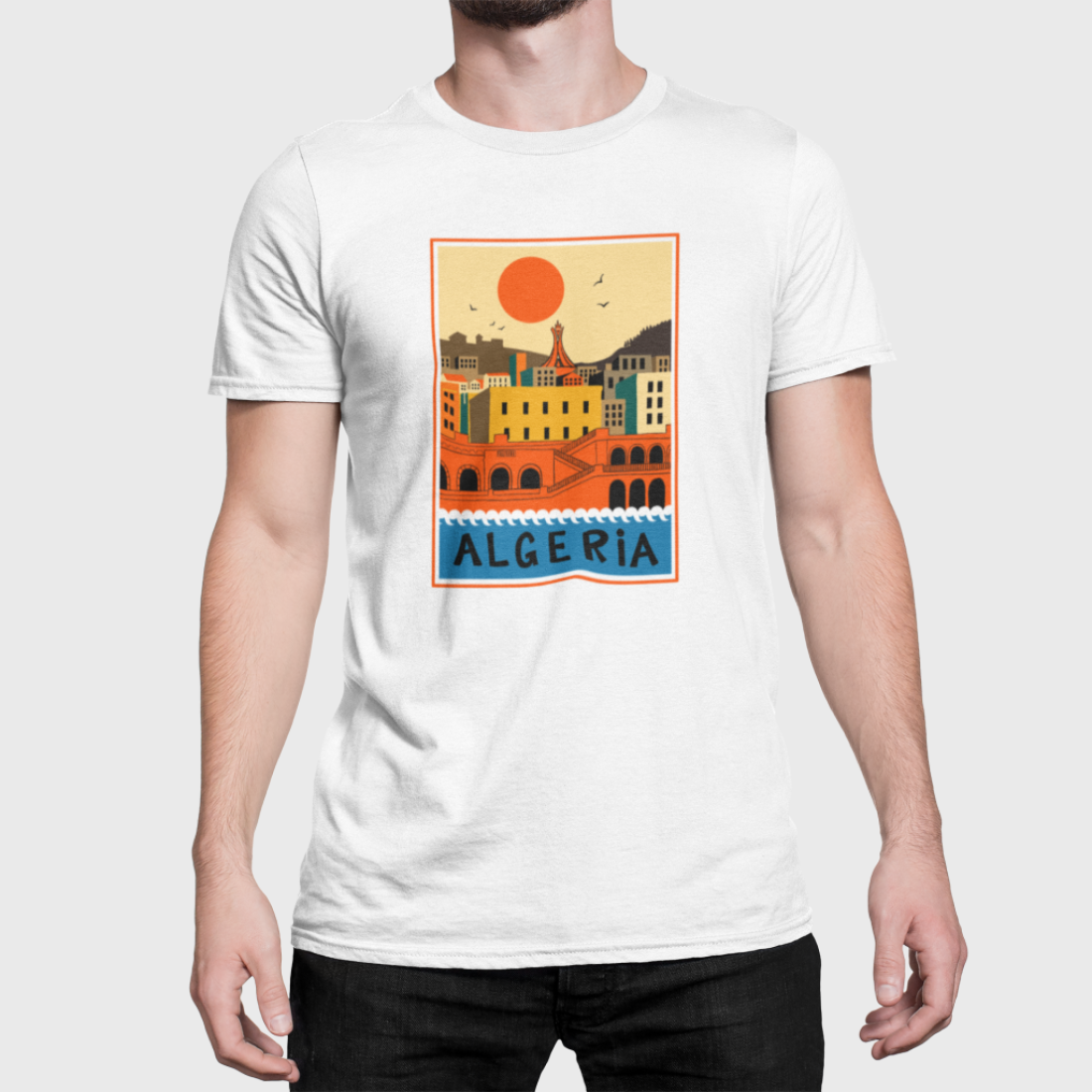 T-shirt "Algeria - Vintage Travel Poster"