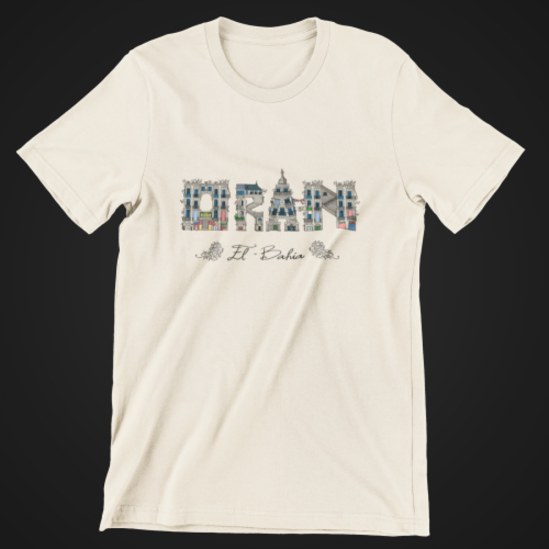 T-shirt "Oran El Bahia – Beige "