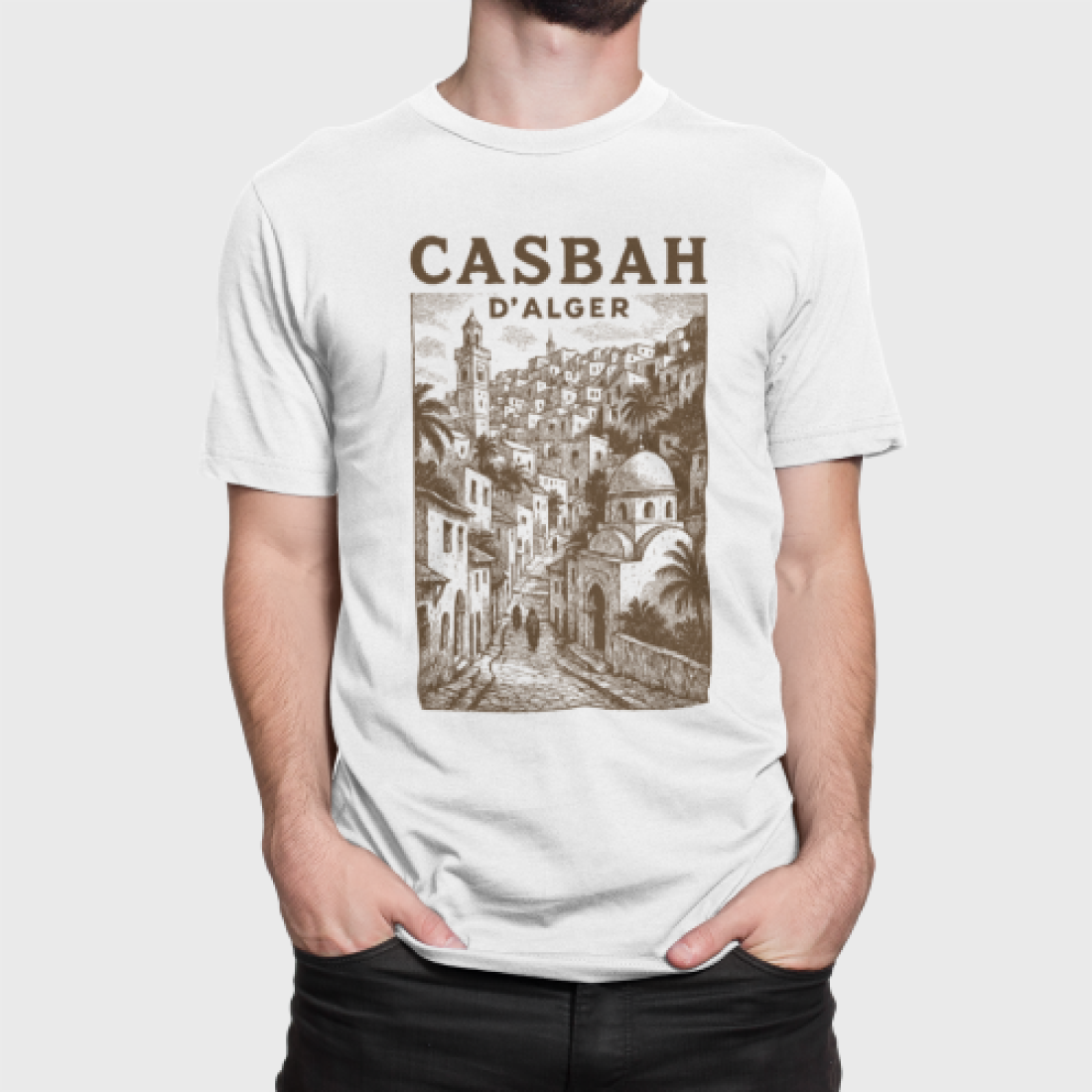 https://www.raf-wear.com/T-shirt "Casbah d'Alger – Blanc "