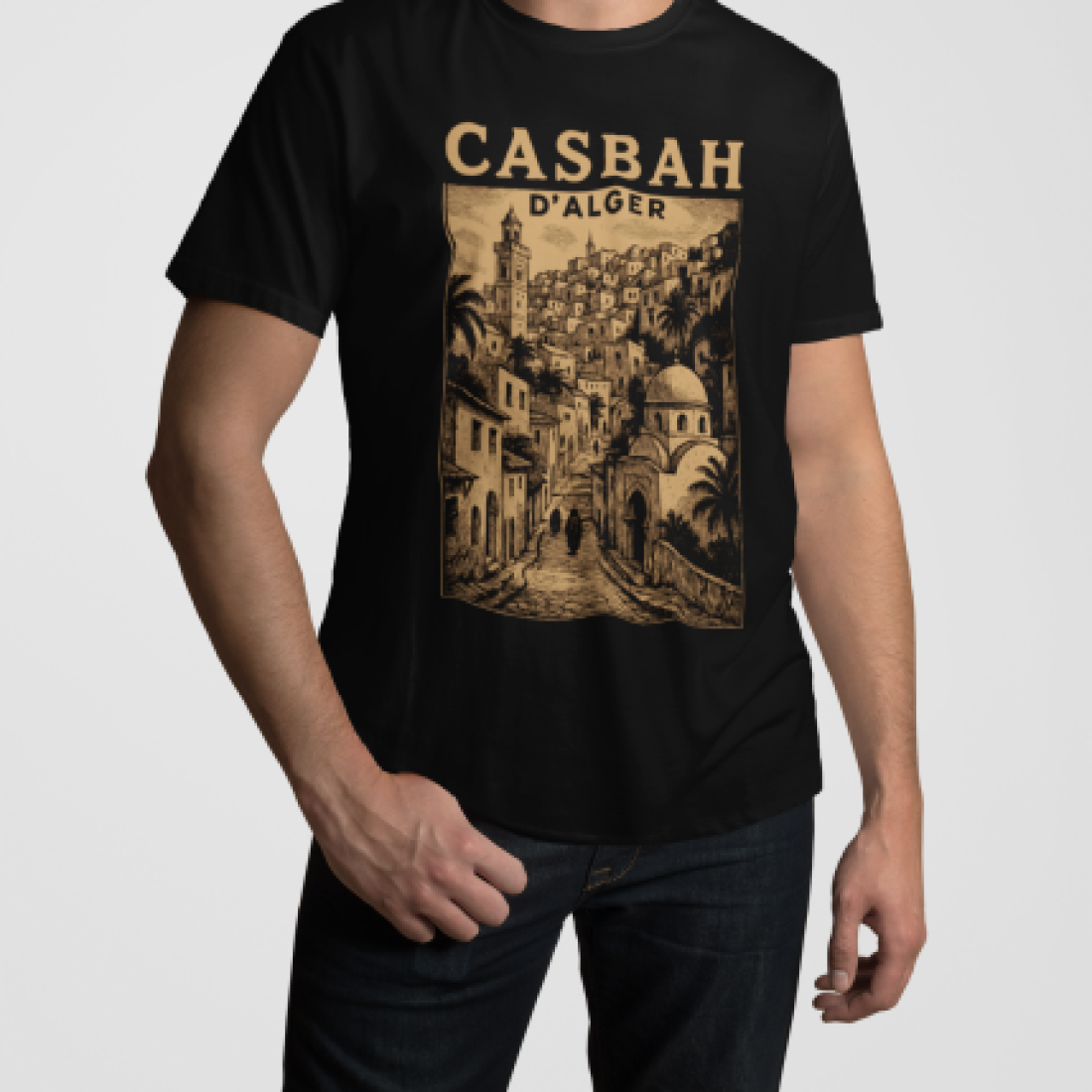 https://www.raf-wear.com/T-shirt "Casbah d'Alger – Noir"